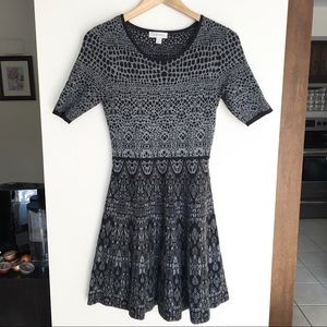 5 Twelve Fit n Flare Sweater Dress